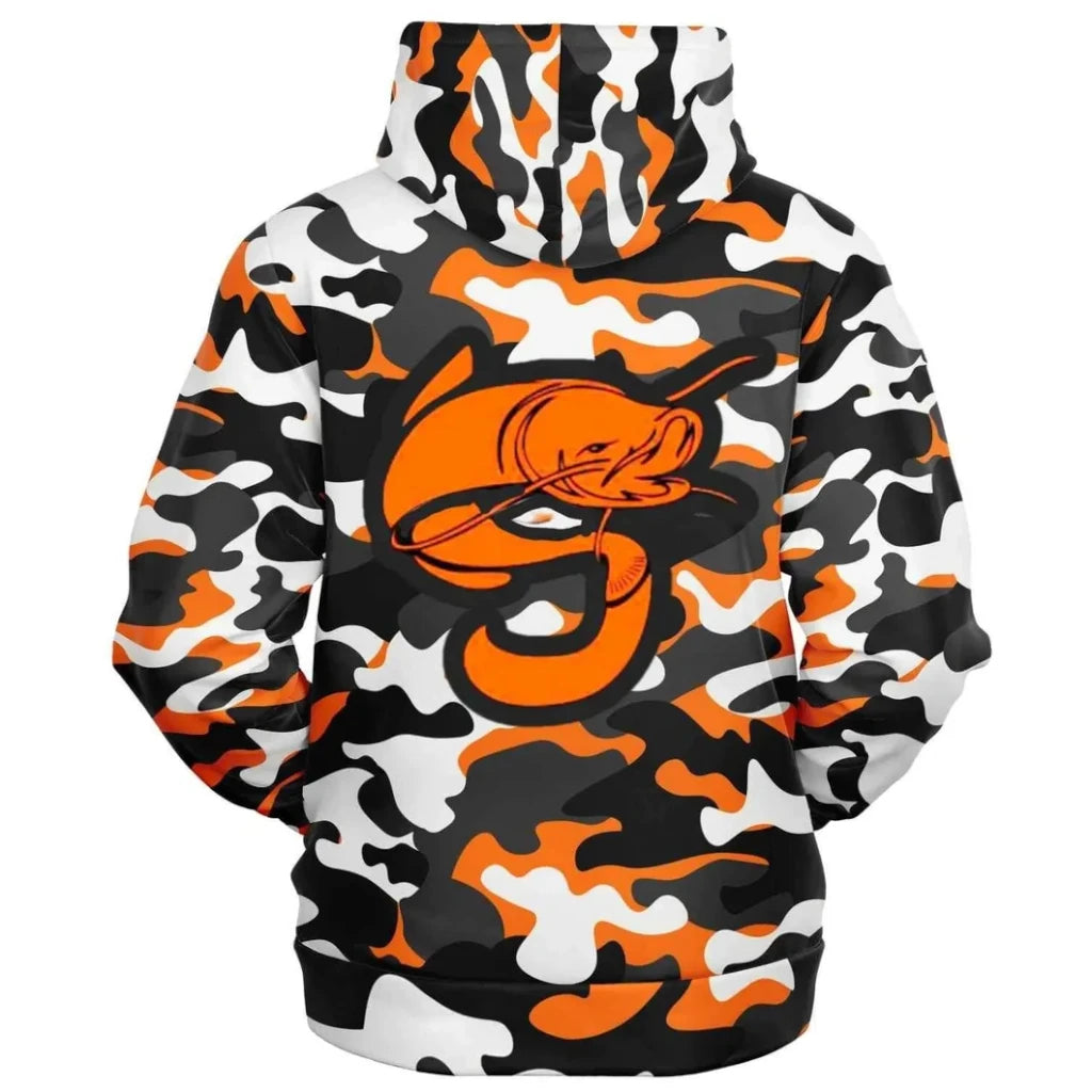 Orange Camo Hoodie