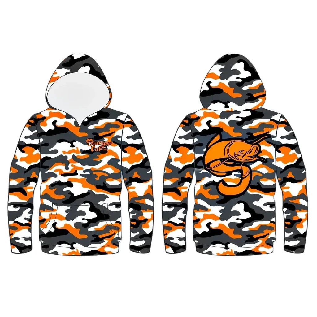 Orange Camo Hoodie