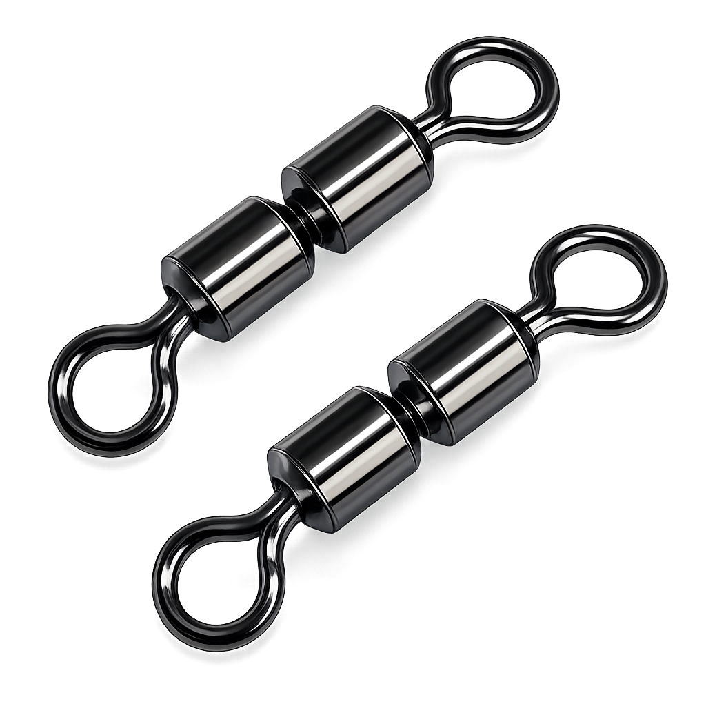 2/0 Stainless steel Fishing High speed double rolling chain swivel 140LB Test