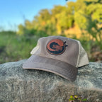 Brown/Tan Mesh Hat