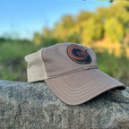 Brown/Tan Mesh Hat
