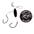 Bullseye Double Hook Dragging Rigs