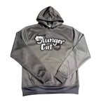 Gray/White Logo Hoodie