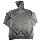 Gray/White Logo Hoodie