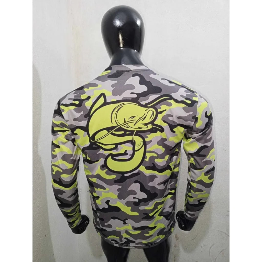 Green Camo Long Sleeve T-Shirt