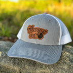 Ladies Ponytail Hat Light Gray/White Mesh