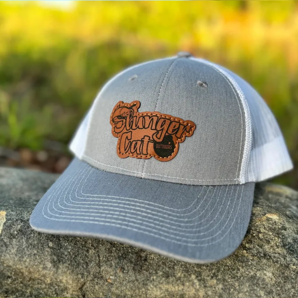 Ladies Ponytail Hat Light Gray/White Mesh