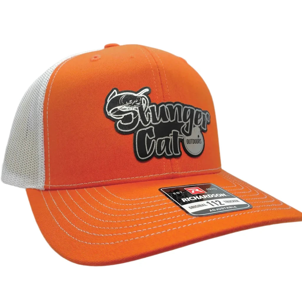 Orange/White Mesh Hat