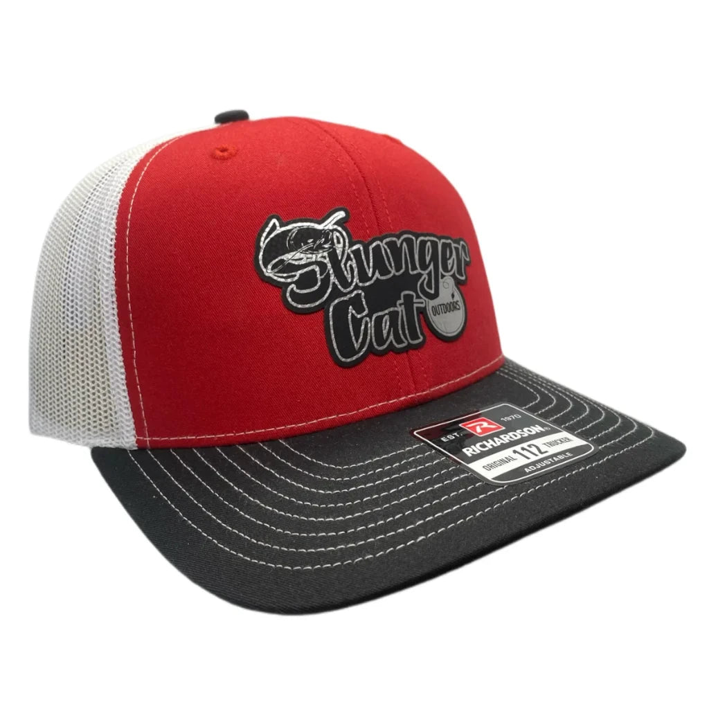 Red/White Mesh Hat